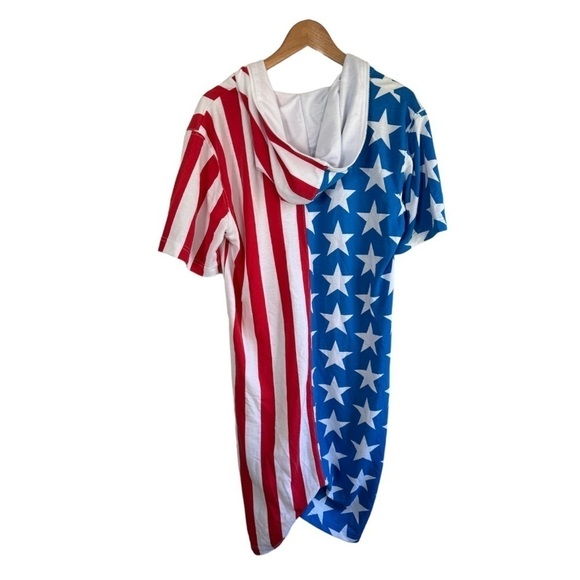 New! Tipsy Elves USA Patriotic - Unisex Romper Jumpsuit Shorts - Picture 2 of 9